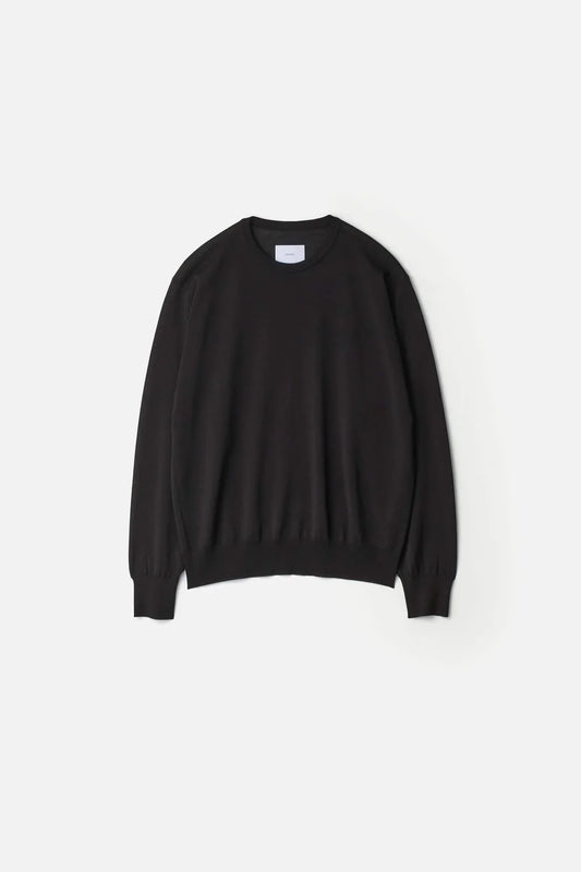 ssstein WOOL/SILK KNIT CREW NECK LS