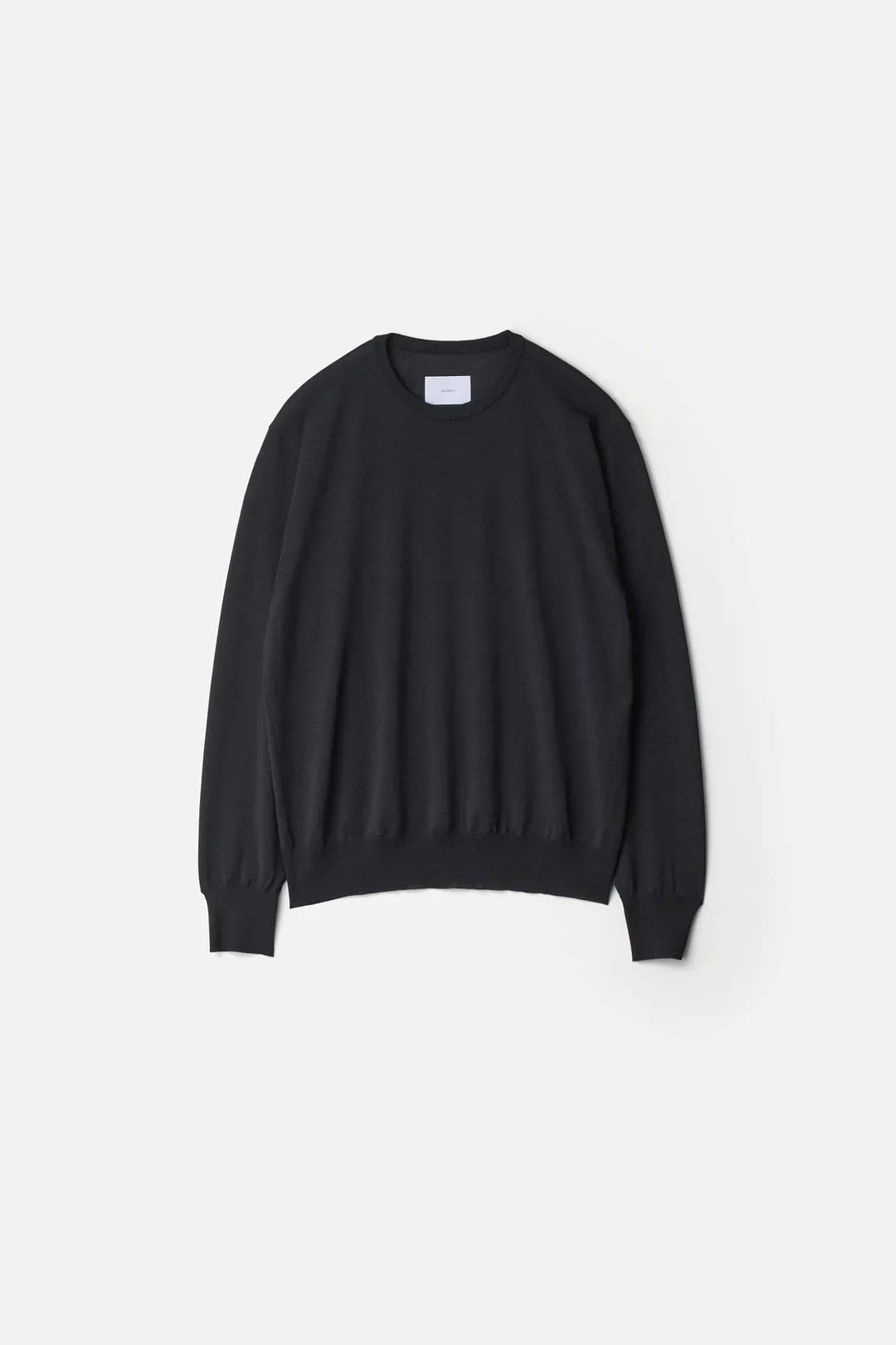 ssstein WOOL/SILK KNIT CREW NECK LS