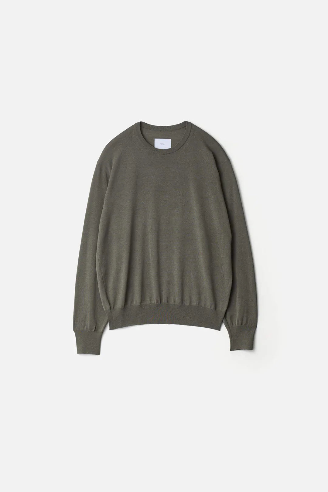 ssstein WOOL/SILK KNIT CREW NECK LS