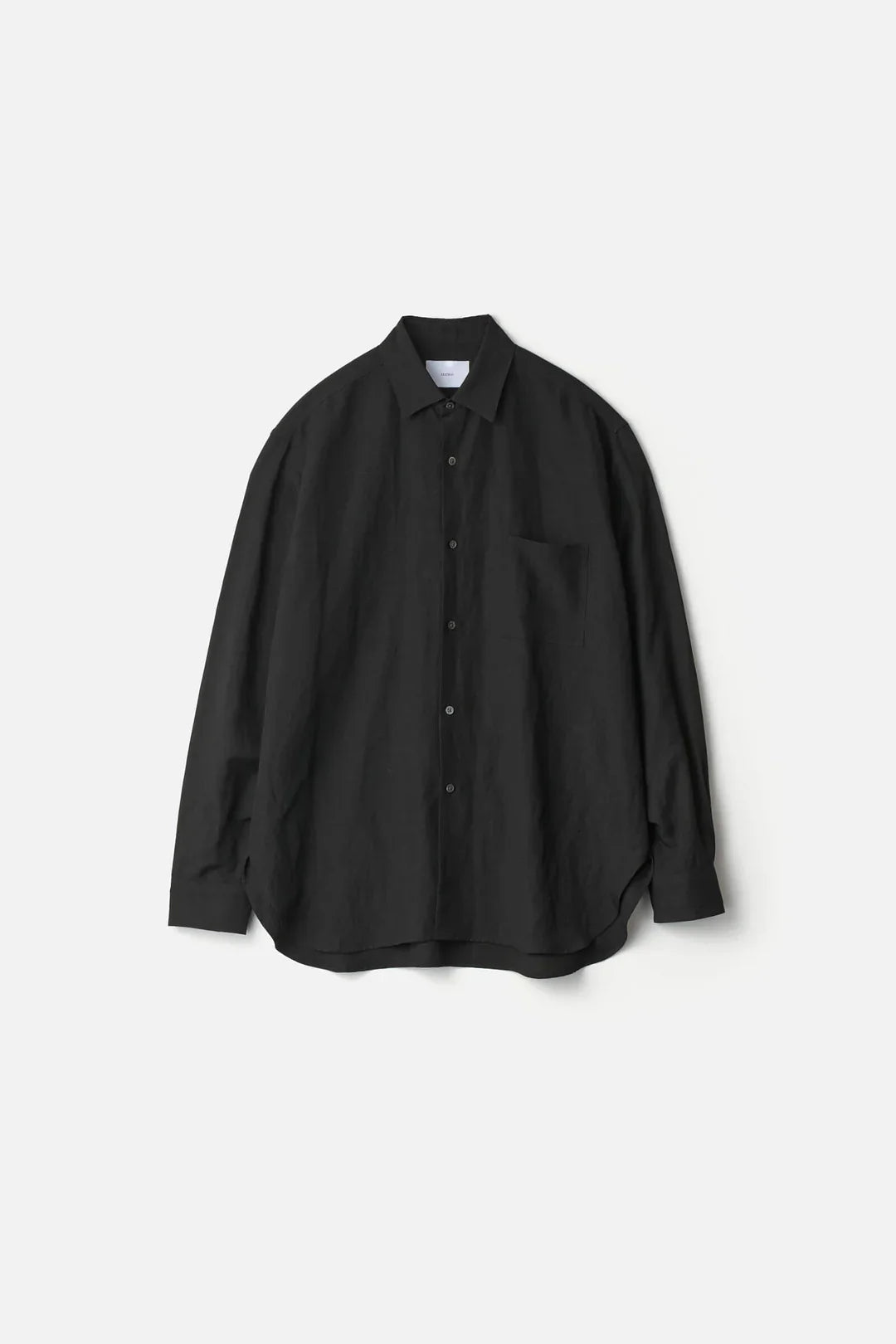 ssstein RAYON/LINEN OVERSIZED DOWN PAT SHIRT