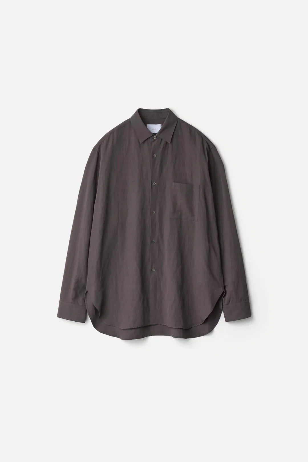 ssstein RAYON/LINEN OVERSIZED DOWN PAT SHIRT