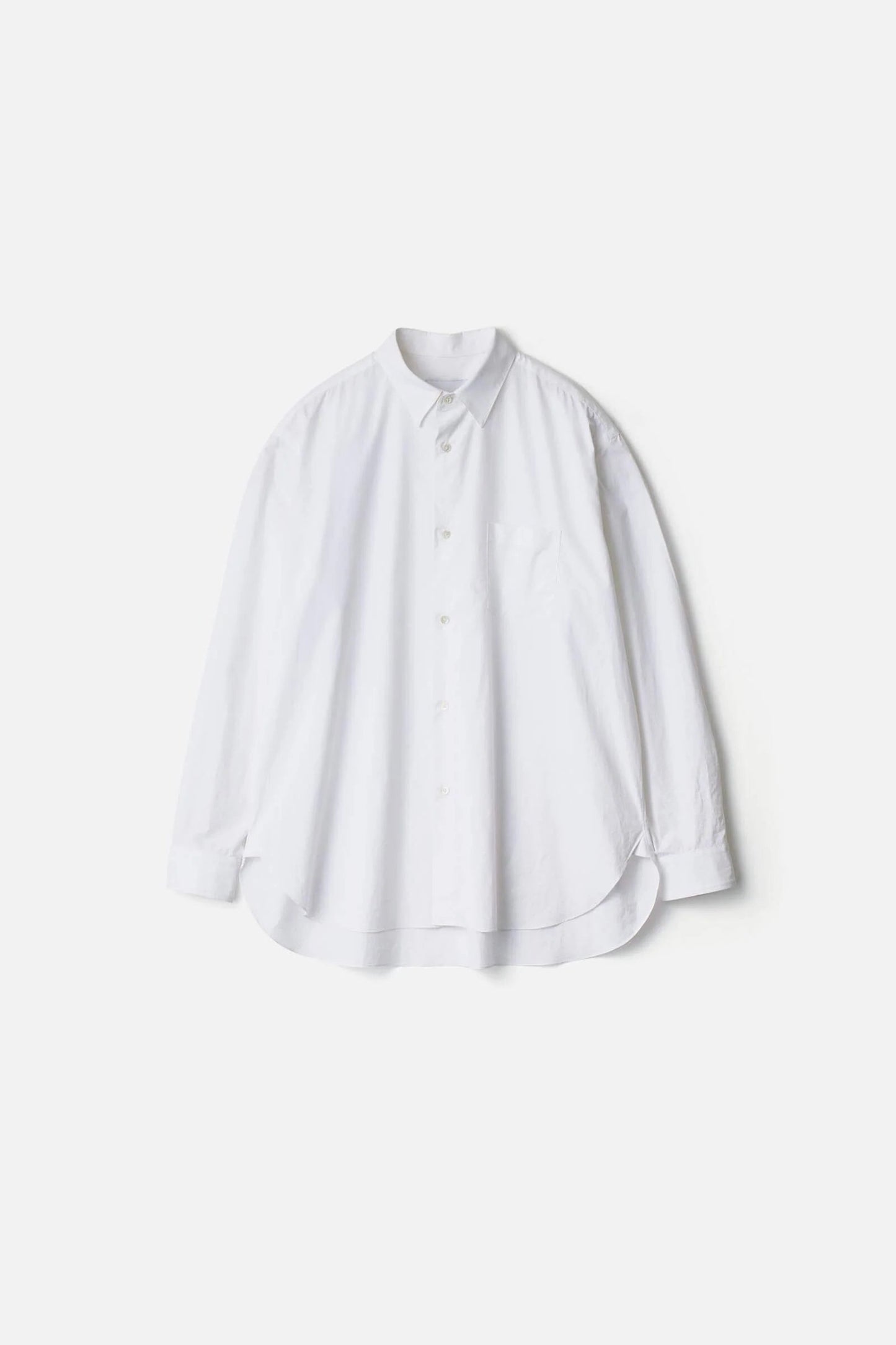 ssstein SUVIN COTTON OVERSIZED REGULAR COLLAR SHIRT
