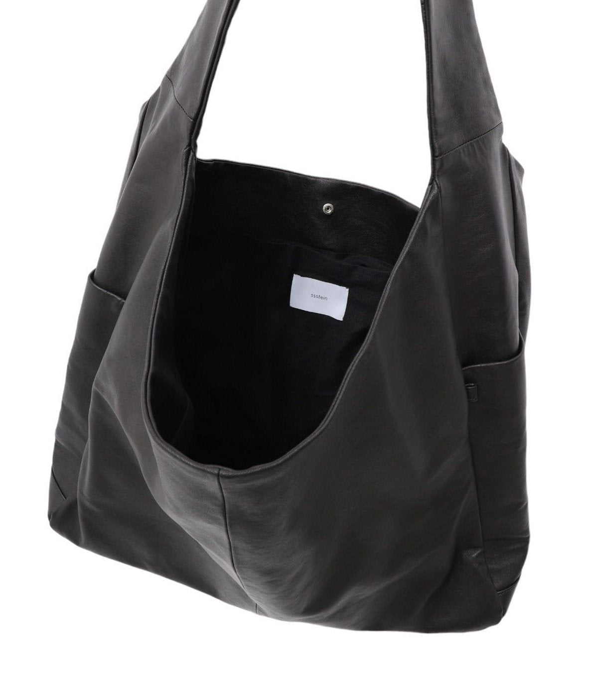ssstein LEATHER SHOULDER BAG