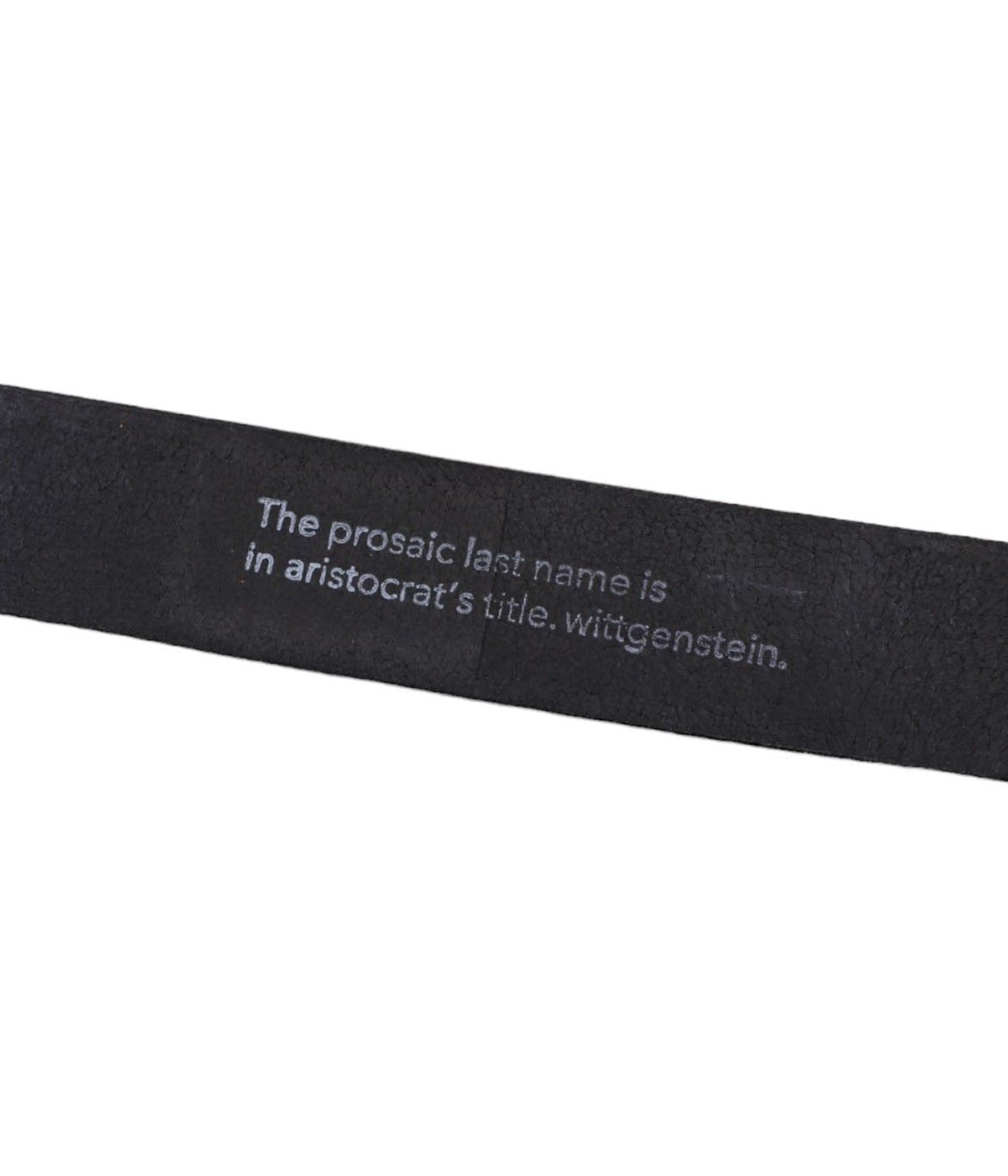 ssstein LEATHER BELT (PLAIN BUCKLE)