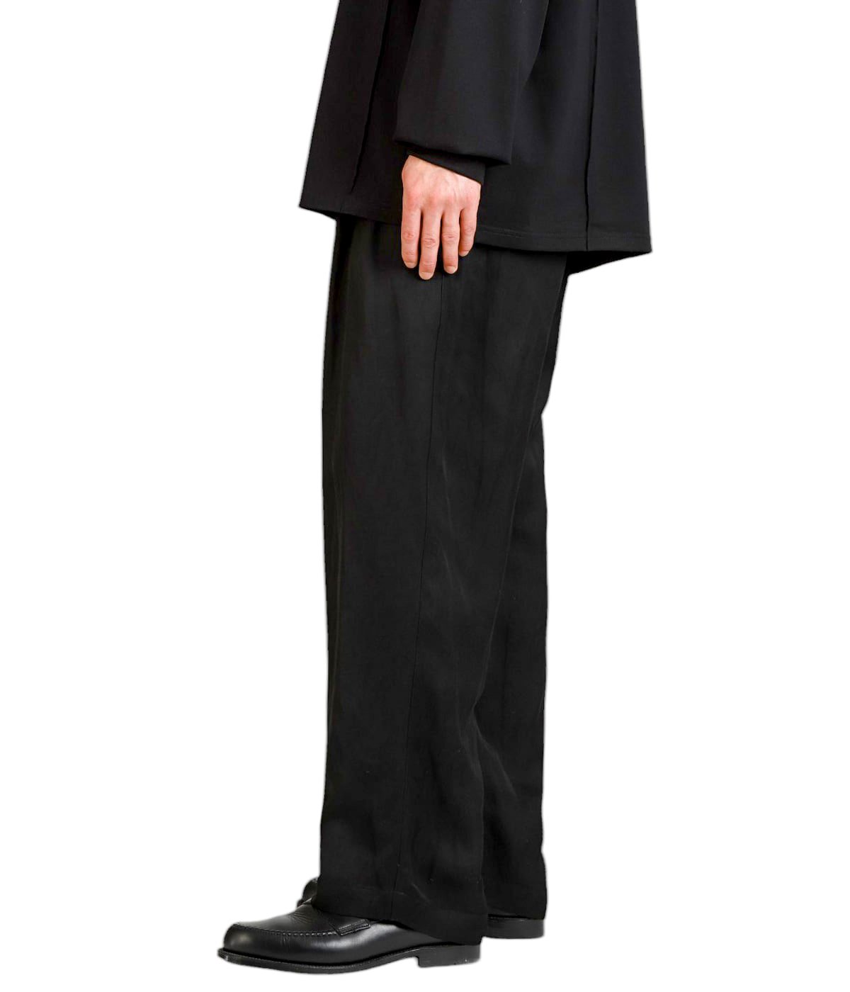 ssstein VIS/LI TWILL WIDE EASY TROUSERS