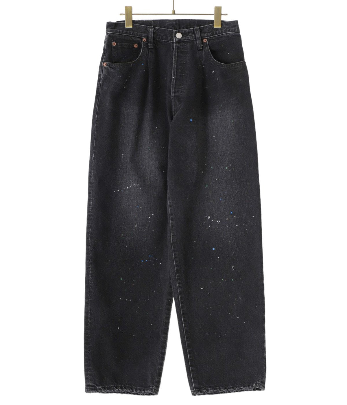 ssstein VINTAGE REPRODUCTION SPLASHED DENIM JEANS