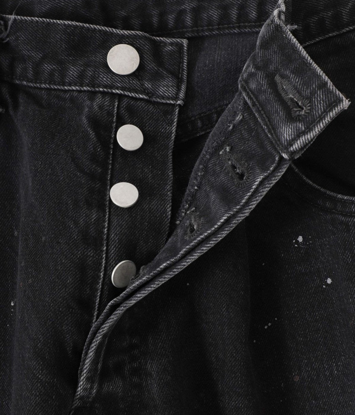 ssstein VINTAGE REPRODUCTION SPLASHED DENIM JEANS