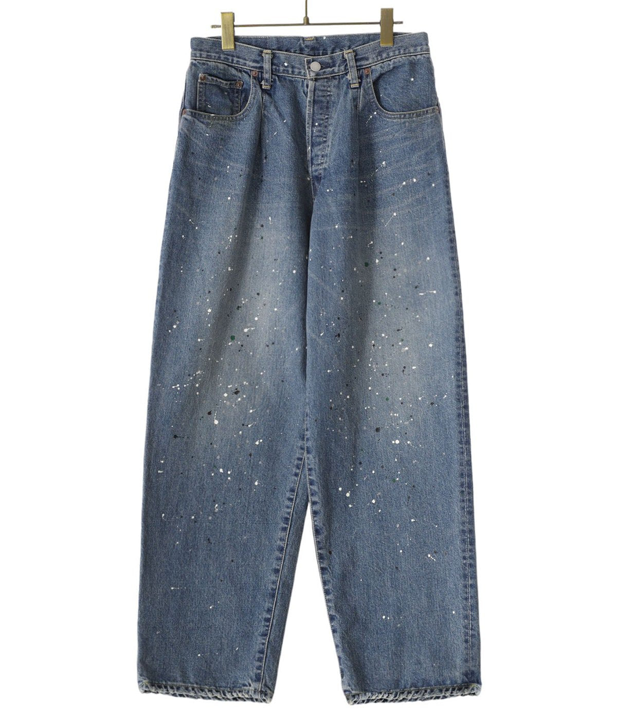 ssstein VINTAGE REPRODUCTION SPLASHED DENIM JEANS