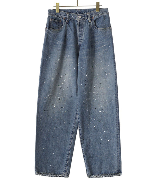ssstein VINTAGE REPRODUCTION SPLASHED DENIM JEANS