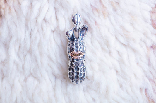 Peanuts&Co STASH BUNNY PEANUTS silver x 10k pink gold