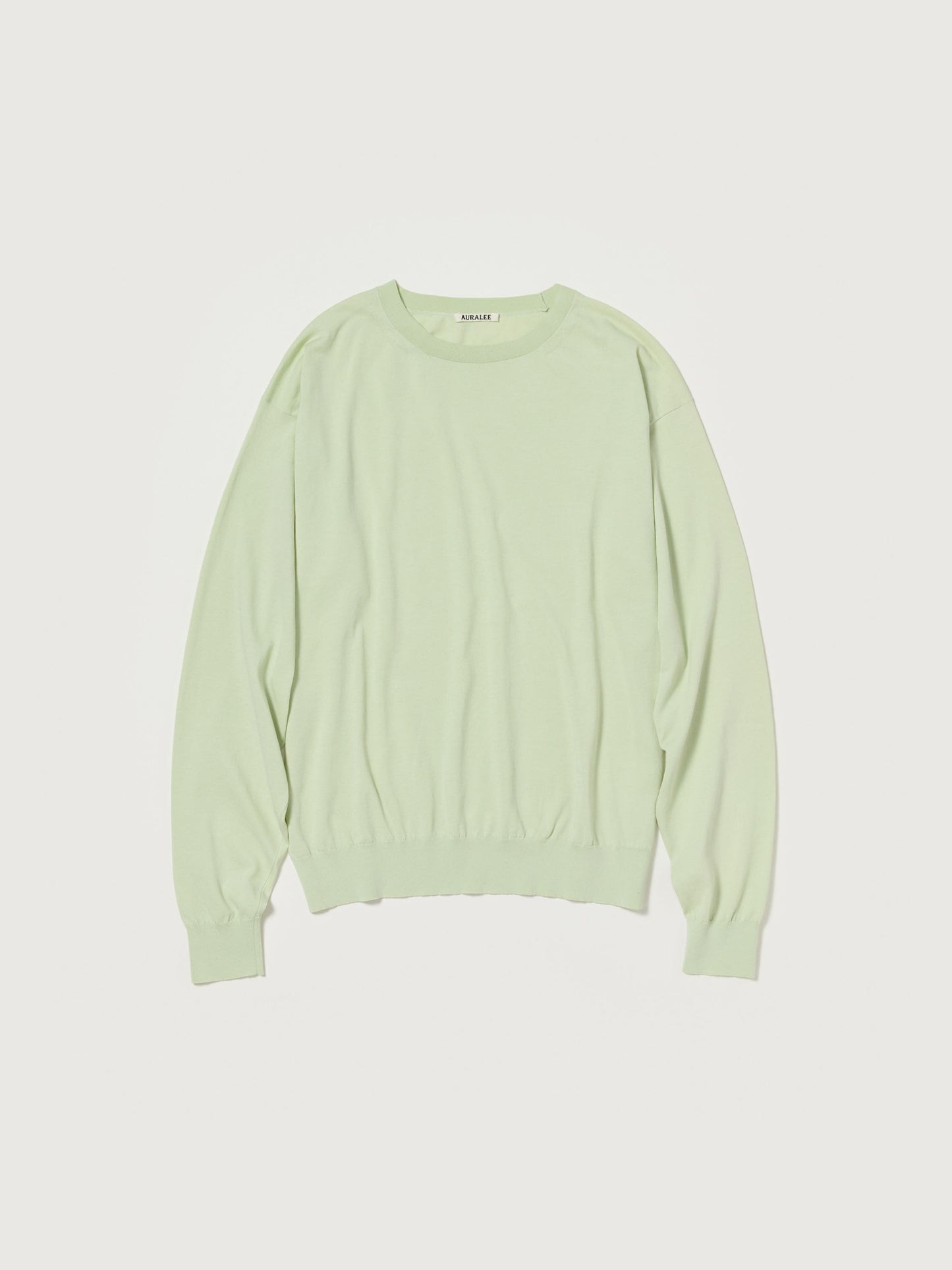 AURALEE SUPER HIGH GAUGE COTTON KNIT P/O