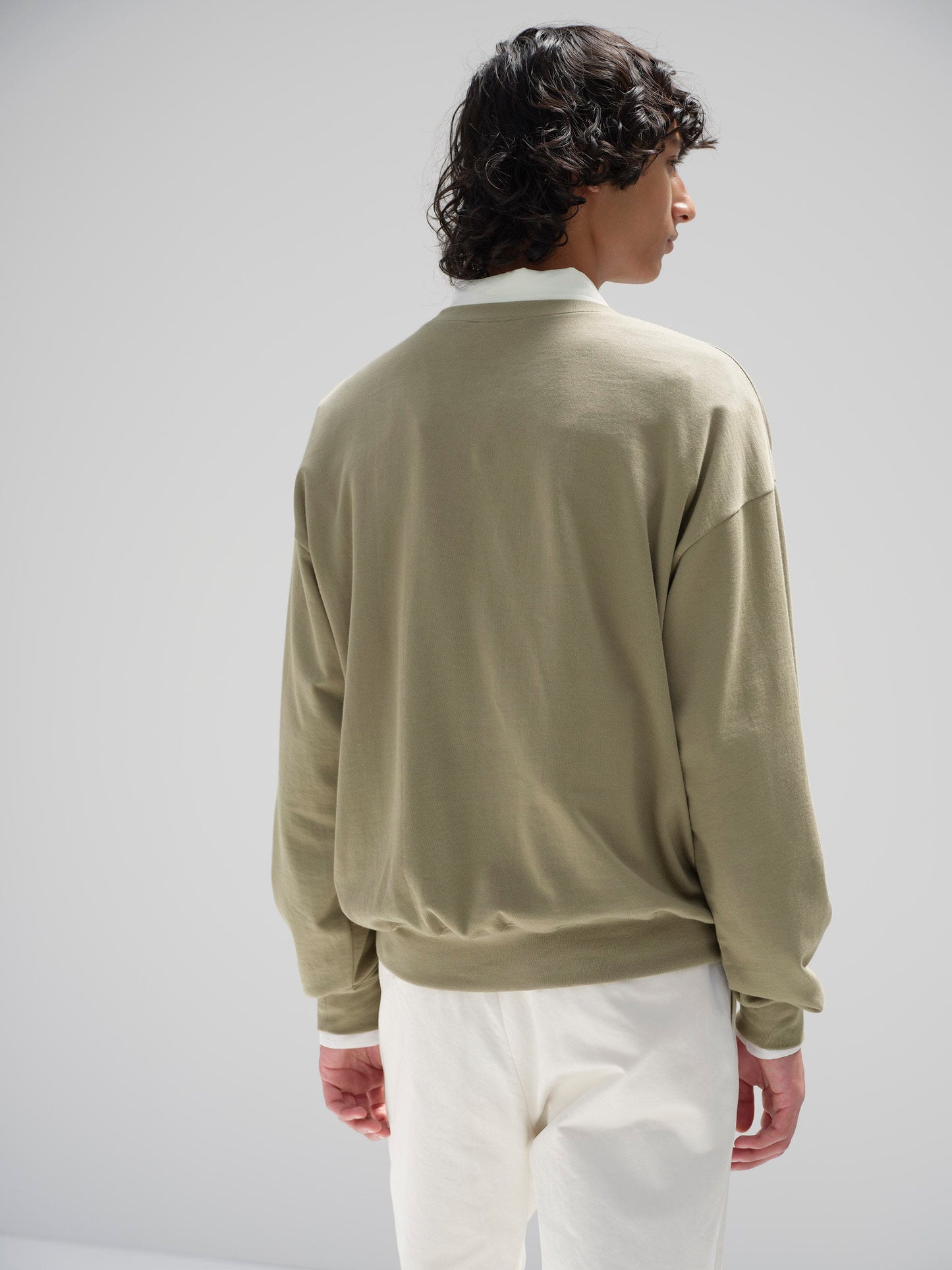 AURALEE SUPER HIGH GAUGE SWEAT P/O