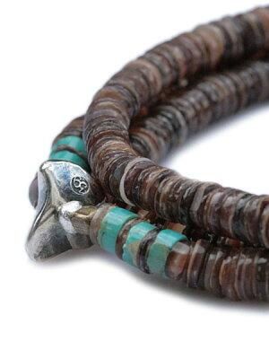 SunKu 39 Heishi Shell Necklace & Bracelet SK-056-BRN