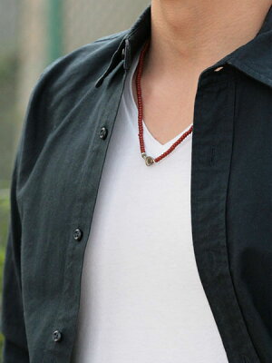 SunKu Antique Beads Necklace & Bracelet Brown LTD-020