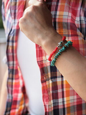 SunKu 39 White Heart Beads Bracelet SK-001