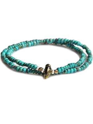 SunKu 39 Turquise Beads Anklet & Necklace SK-024