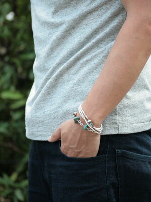 SunKu Turquise Chain & Beads Bracelet SK-027-TAQ