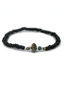 SunKu Antique Beads Bracelet Black LTD-013