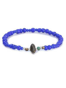 SunKu Antique Beads Bracelet Navy LTD-011