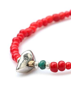 SunKu 39 White Heart Beads Bracelet SK-066