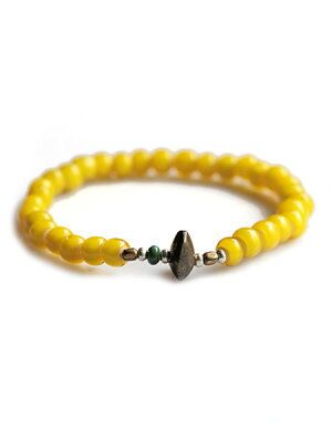SunKu Antique Beads Bracelet Yellow LTD-005