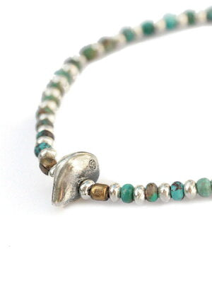 SunKu 39 Turquise & Silver Beads Bracelet SK-039