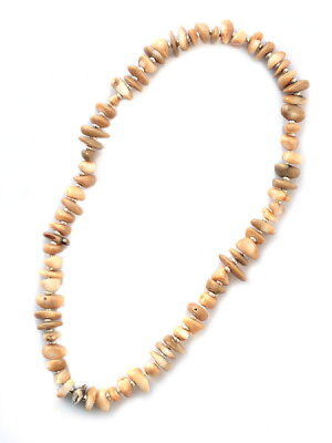 SunKu 39 Large White Coral and Silver Necklace Natrual SK-033-NAT