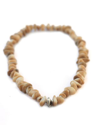 SunKu 39 Large White Coral and Silver Necklace Natrual SK-033-NAT