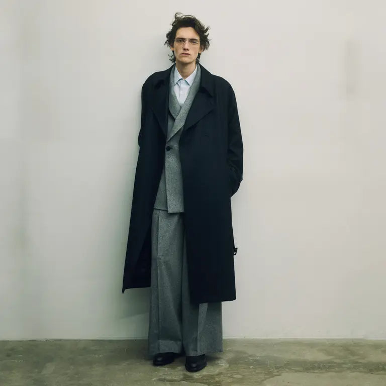 ssstein SUVIN COTTON OVERSIZED REGULAR COLLAR SHIRT