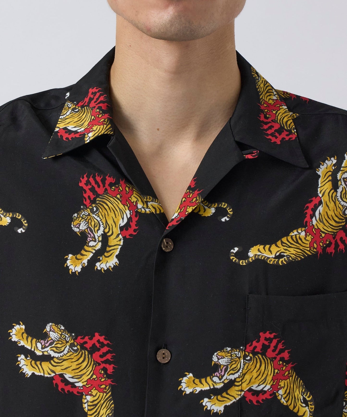 WACKO MARIA TIM LEHI HAWAIIAN SHIRT L/S
