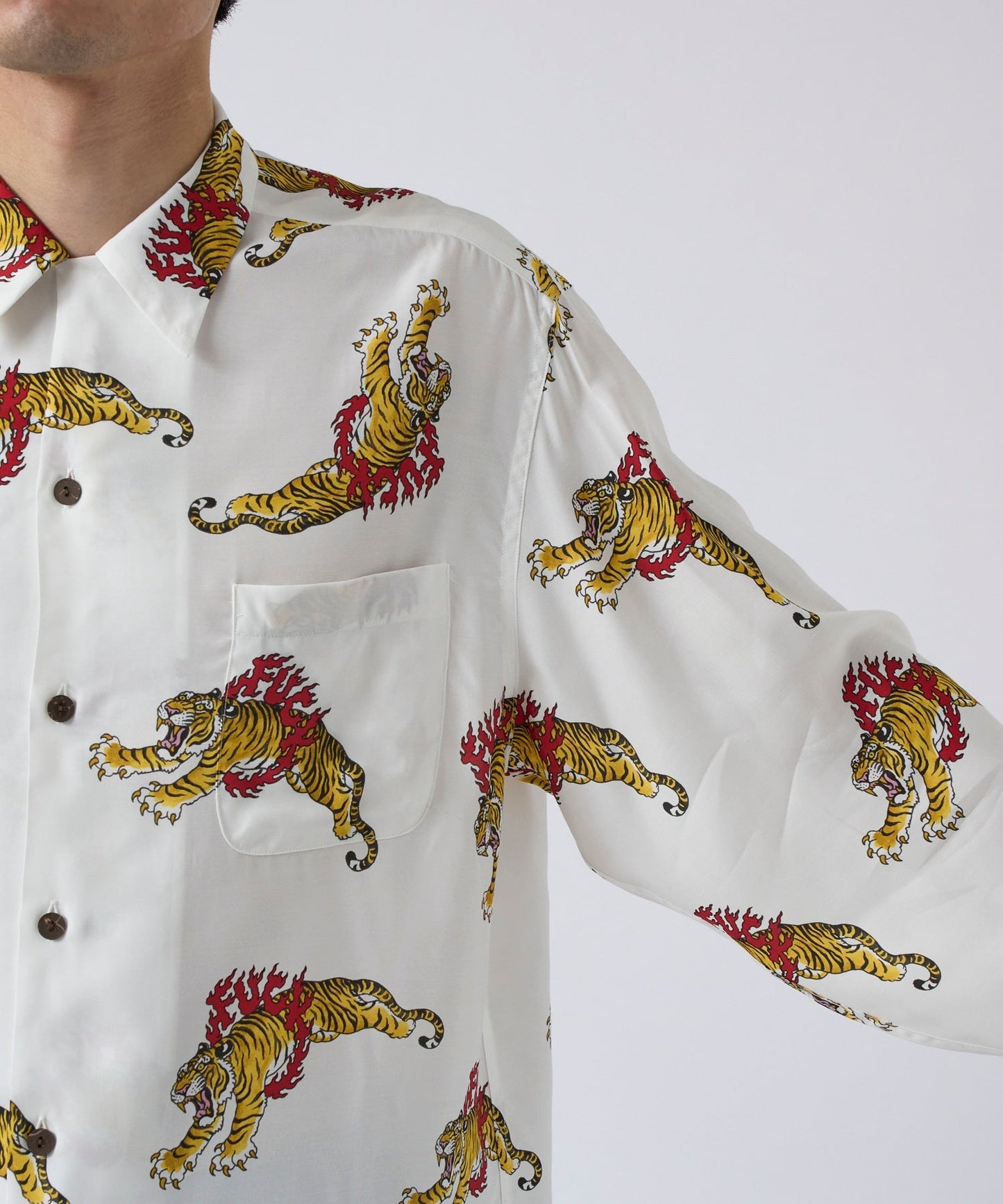 WACKO MARIA TIM LEHI HAWAIIAN SHIRT L/S