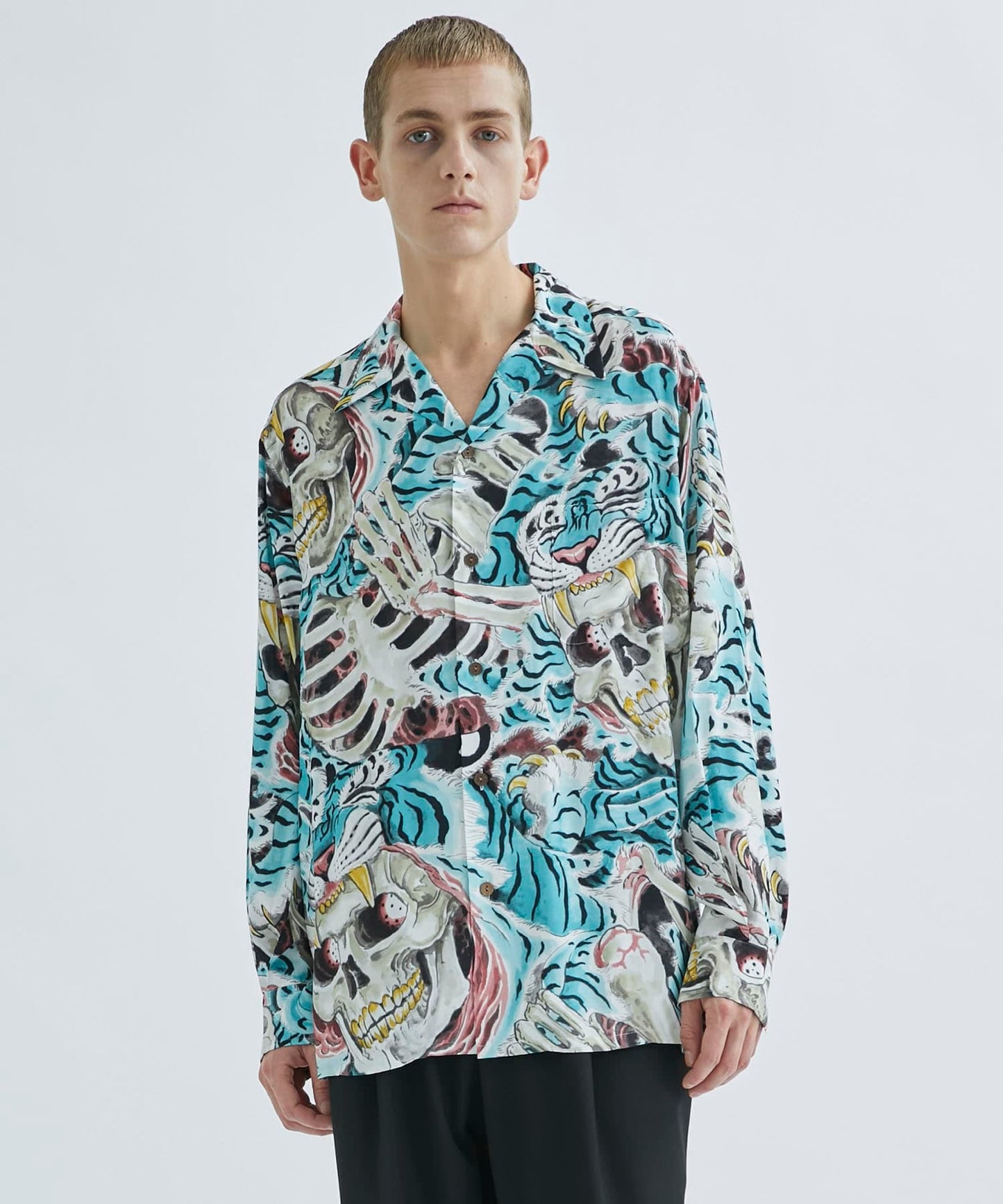 WACKO MARIA TIM LEHI / HAWAIIAN SHIRT L/S ( TYPE-2 )