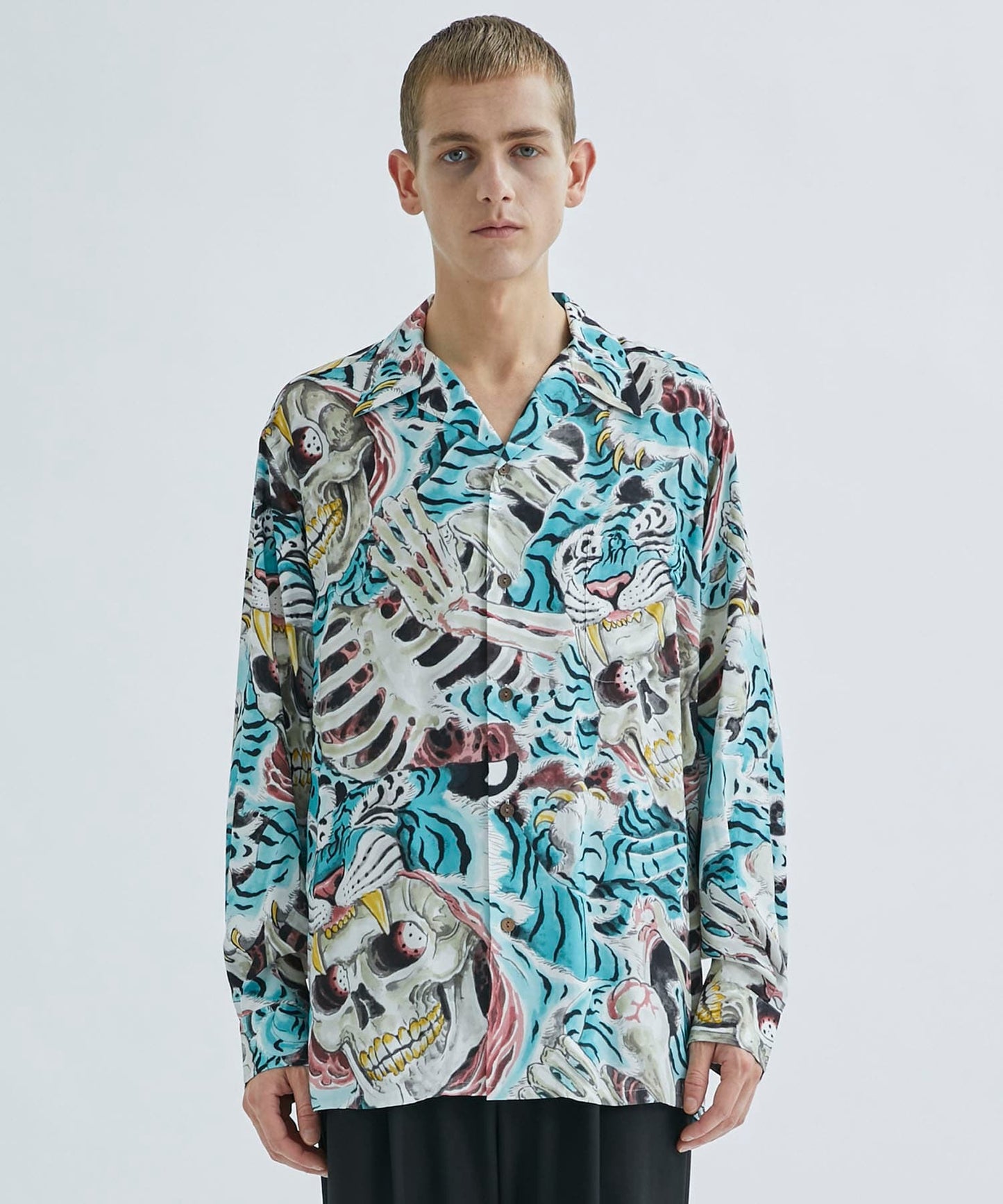 WACKO MARIA TIM LEHI / HAWAIIAN SHIRT L/S ( TYPE-2 )