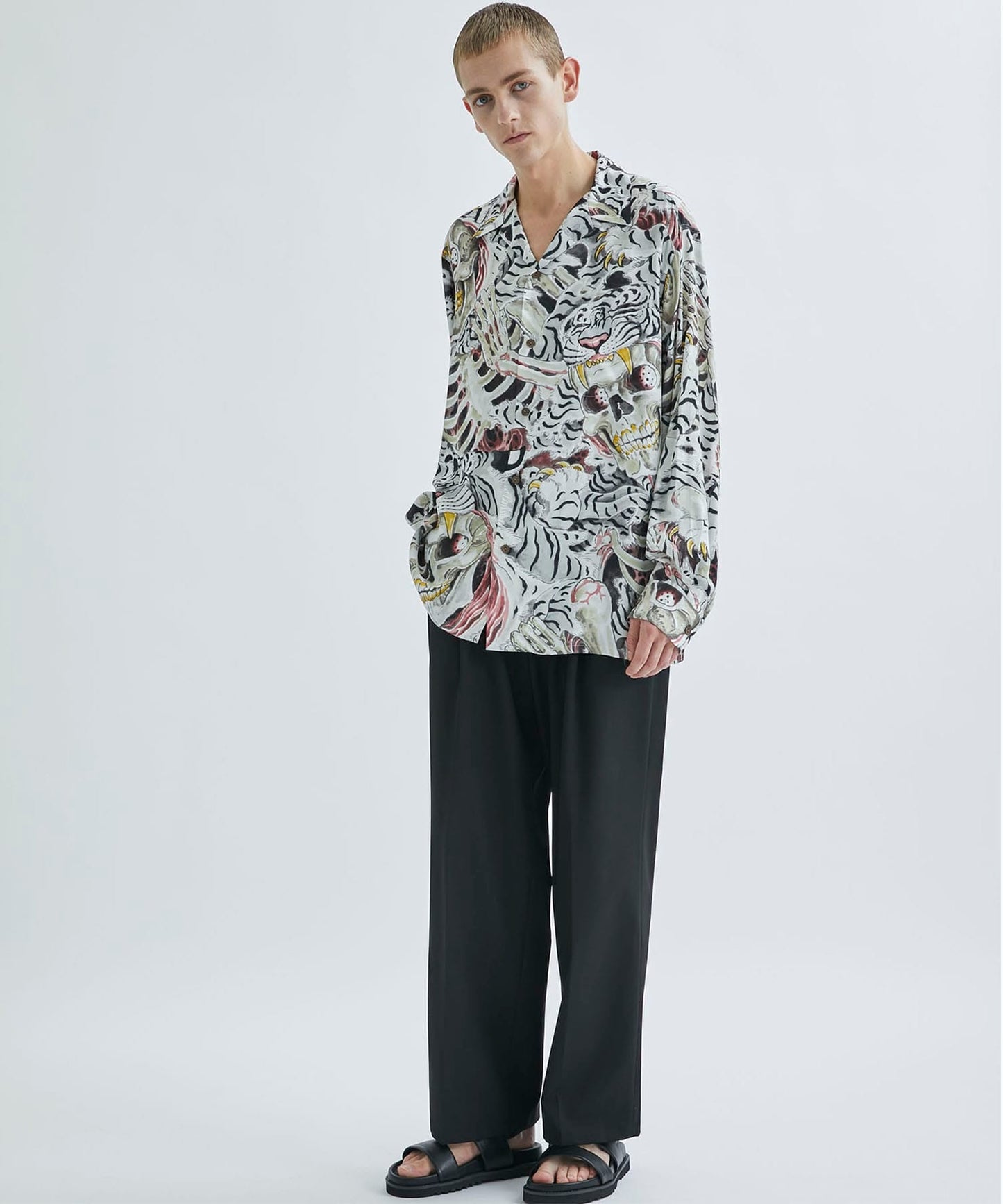 WACKO MARIA TIM LEHI / HAWAIIAN SHIRT L/S ( TYPE-2 )