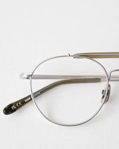 YELLOWS PLUS TRAVIS EYEWEAR Matte Gray/Silver