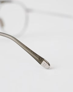 YELLOWS PLUS TRAVIS EYEWEAR Matte Gray/Silver