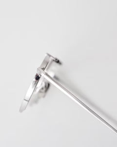 YELLOWS PLUS TRAVIS EYEWEAR Matte Gray/Silver