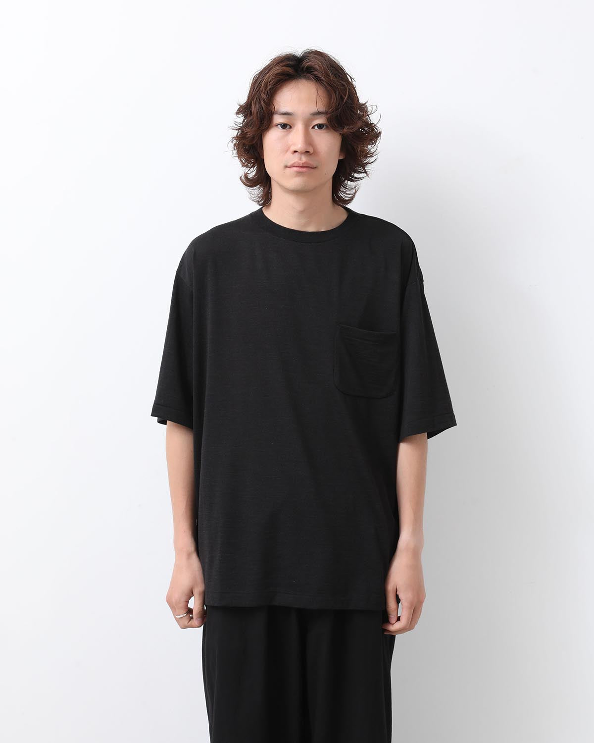 COMOLI Summer Wool Short Sleeve T-shirt