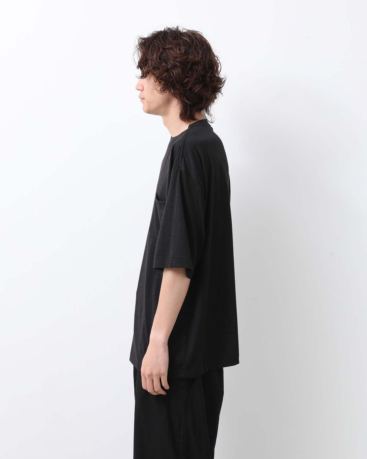 COMOLI Summer Wool Short Sleeve T-shirt