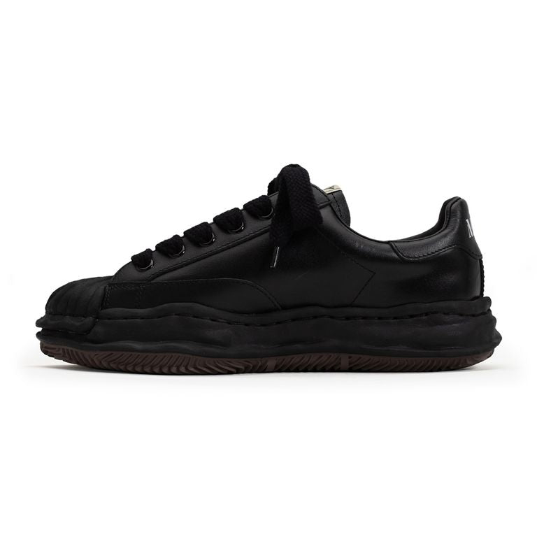 Maison MIHARA YASUHIRO BLAKEY Original Sole Leather Lowtop Sneaker Black x Black