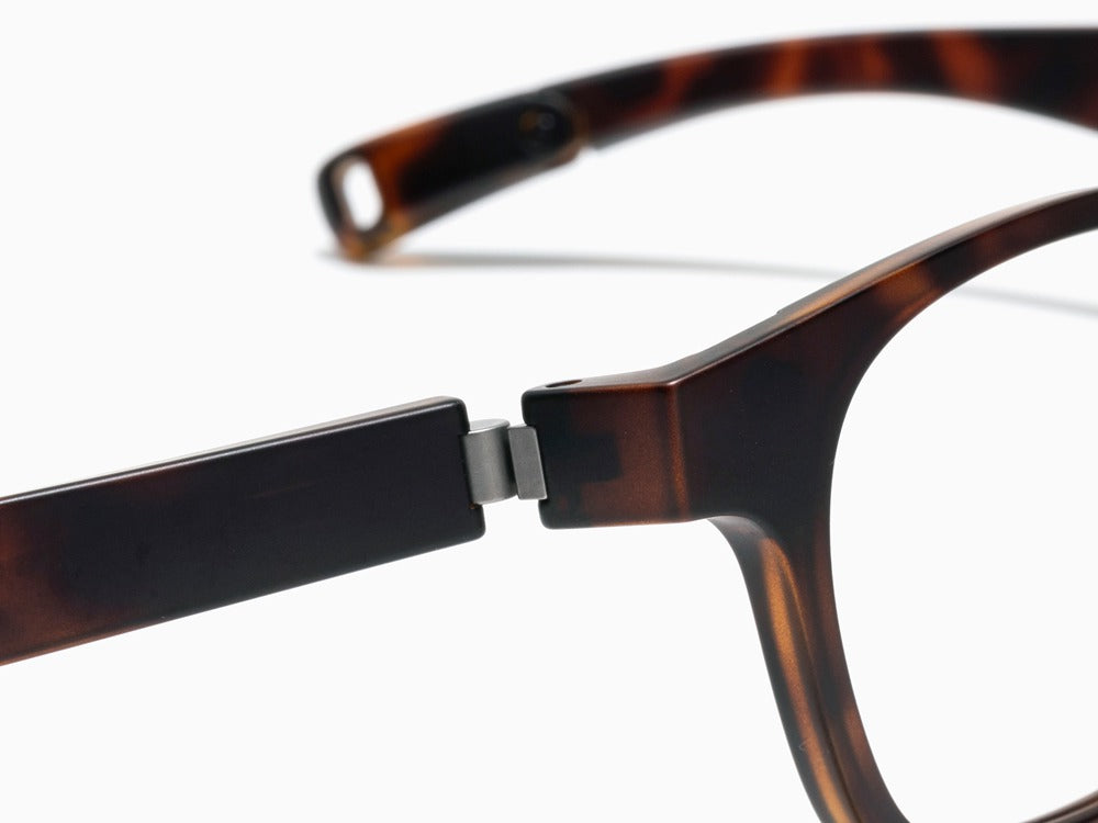 JINS × Snow Peak JINS Switch Flip Up ï¼?60° Wellington Sunglasses Brown