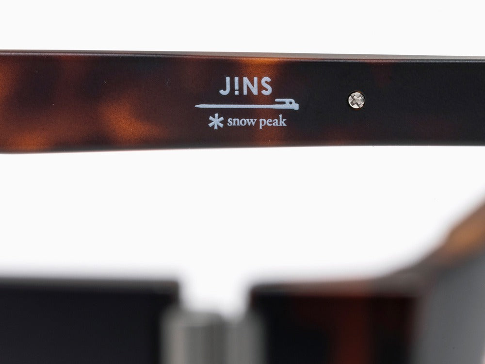 JINS × Snow Peak JINS Switch Flip Up ï¼?60° Wellington Sunglasses Brown