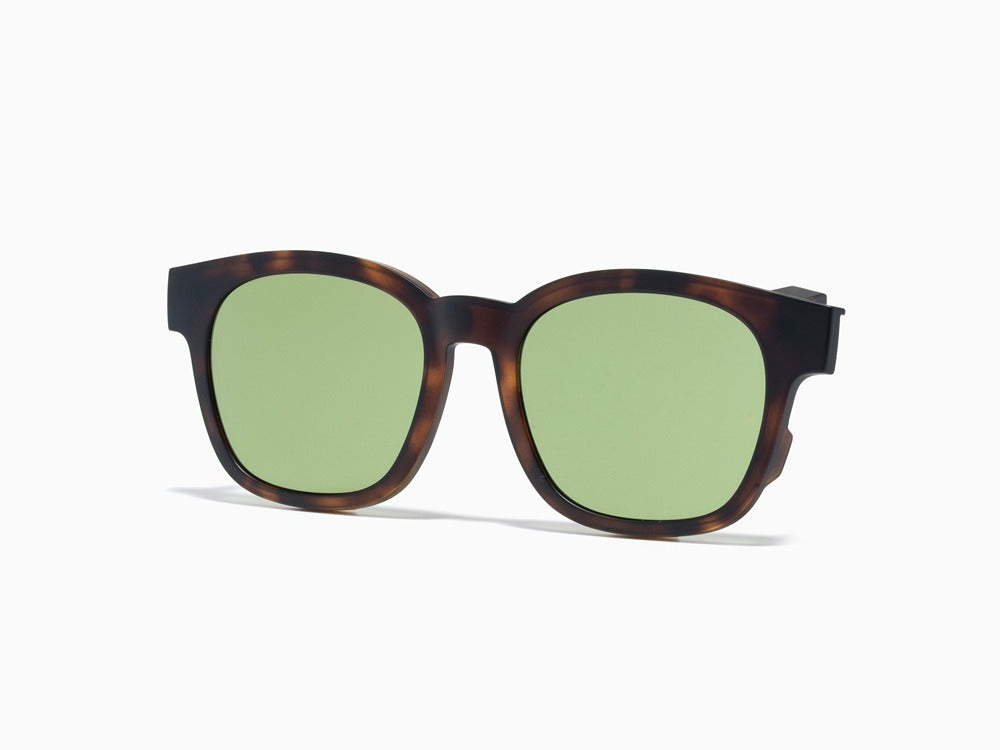 JINS × Snow Peak JINS Switch Flip Up ï¼?60° Wellington Sunglasses Brown