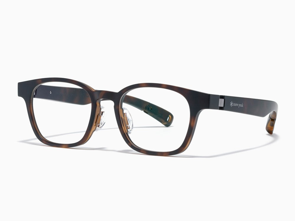 JINS × Snow Peak JINS Switch Flip Up ï¼?60° Wellington Sunglasses Brown