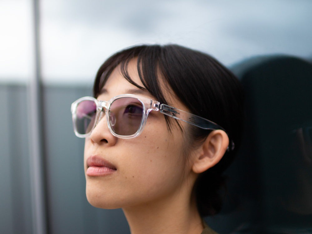JINS × Snow Peak SUNGLASSES ï¼?60° Wellington Sunglasses Clear