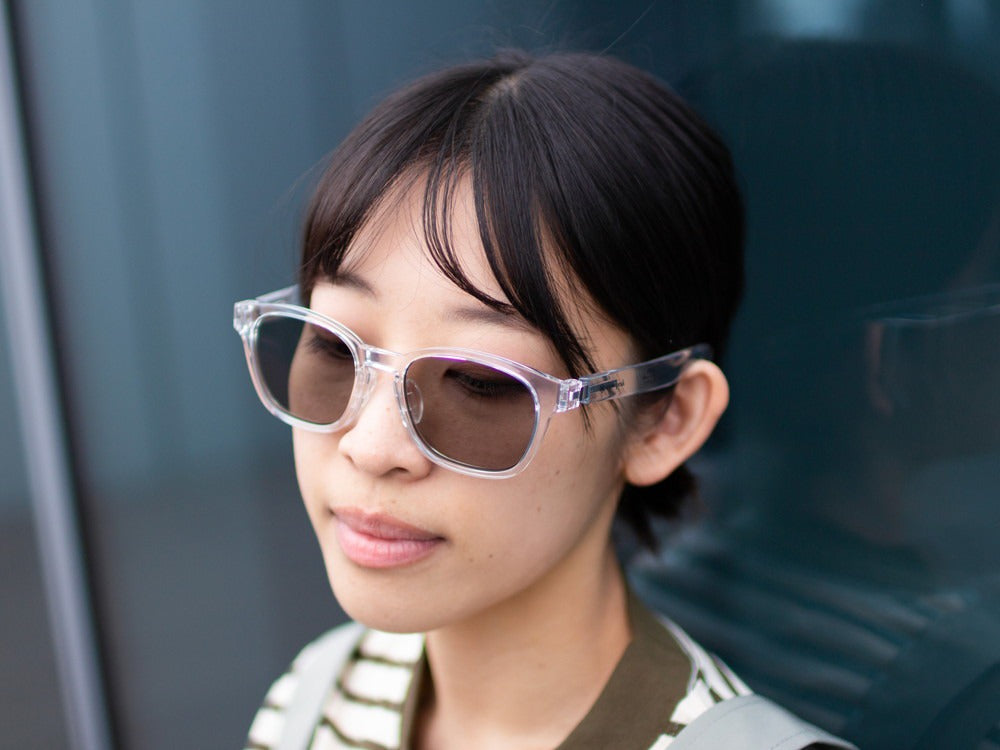 JINS × Snow Peak SUNGLASSES ï¼?60° Wellington Sunglasses Clear