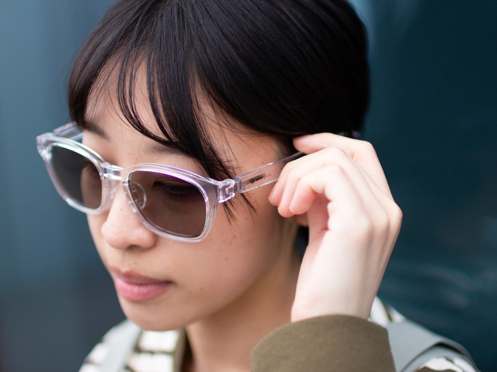 JINS × Snow Peak SUNGLASSES ï¼?60° Wellington Sunglasses Clear