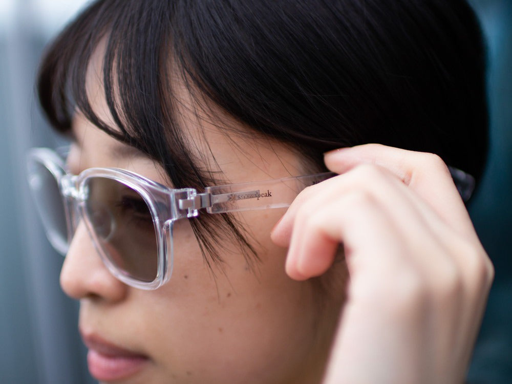 JINS × Snow Peak SUNGLASSES ï¼?60° Wellington Sunglasses Clear