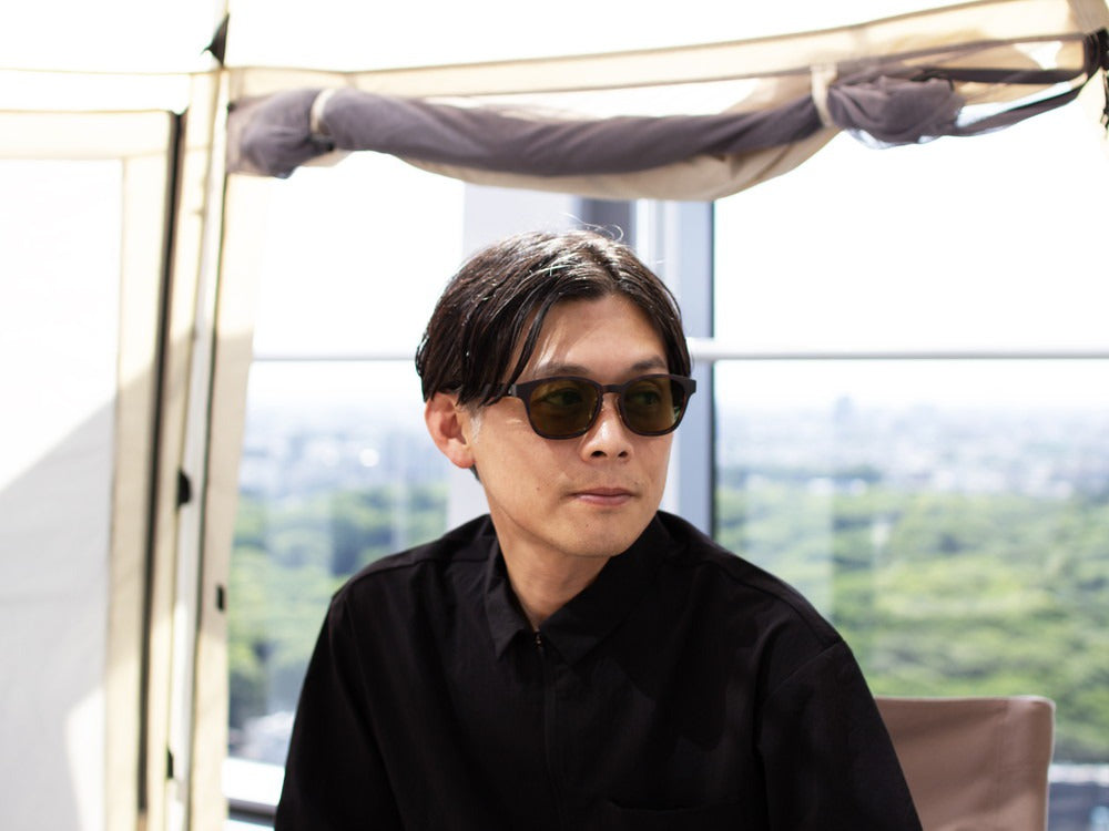 JINS × Snow Peak SUNGLASSES ï¼?60° Wellington Sunglasses Matt Brown Demi