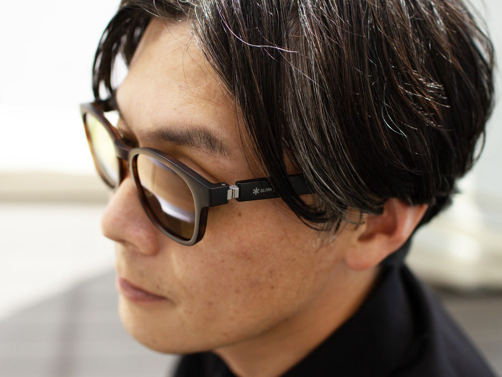 JINS × Snow Peak SUNGLASSES ï¼?60° Wellington Sunglasses Matt Brown Demi